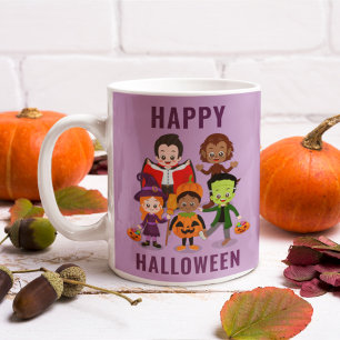 Kids’ Halloween Costume Party Custom Name Coffee Mug