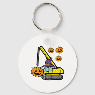 Kids Halloween Crane Construction Truck Costume To Key Ring