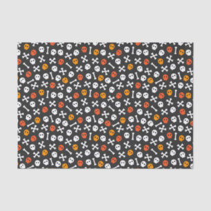 Kids Halloween Cute Skeleton Skull Bones Tissue Paper