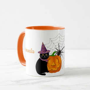 Kids Halloween Friends Personalised Mug