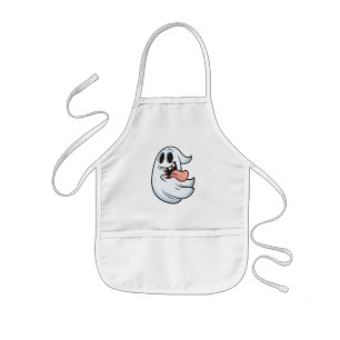 Kids Halloween ghost Apron