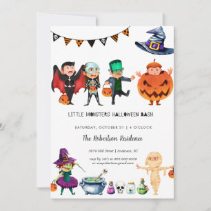 Kids Halloween Party Invitation
