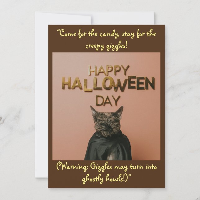 Kids Halloween Party invitation (Front)