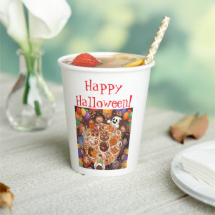 Kid's Halloween Party Paper Cups