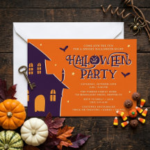 Kids Halloween Party Pumpkin Ghost Haunted House