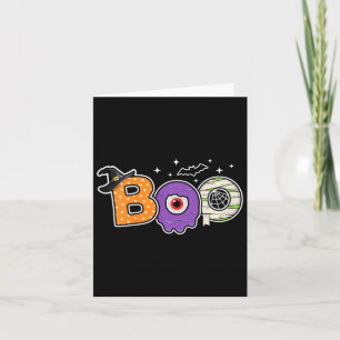 Kids Halloween Spooky Season Pumpkin Toddler Boys Card