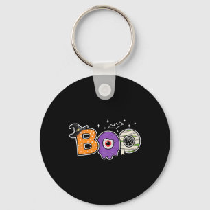 Kids Halloween Spooky Season Pumpkin Toddler Boys Key Ring