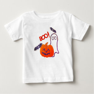 Kid's Halloween Tee, Kid's Costume Boo Baby T-Shirt