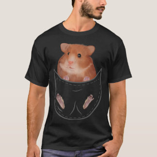 Kids Hamster Clothes Pocket Animal Outfit Gift Ham T-Shirt