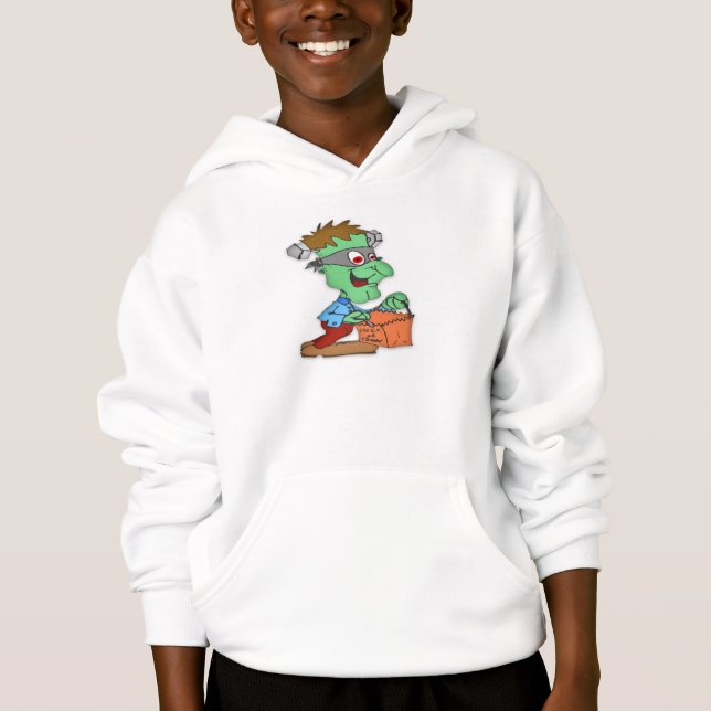 Kids' Hanes ComfortBlend® Hoodie/Monster (Front)