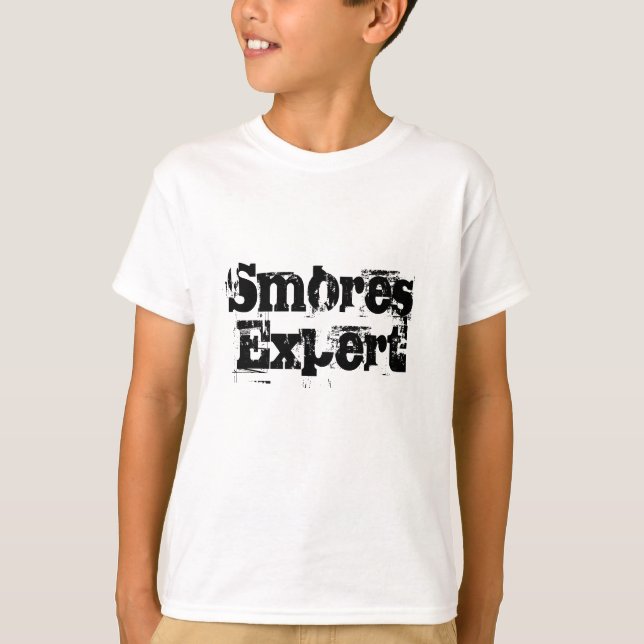 Kids Hanes T-Shirt Smores Expert (Front)
