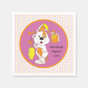 Kids Hanukkah Cocktail Napkins