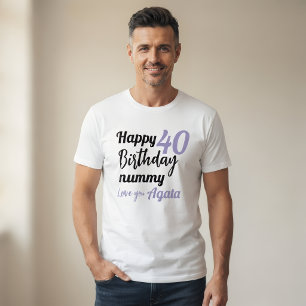 Kids Happy 40th Birthday Mummy t-shirt