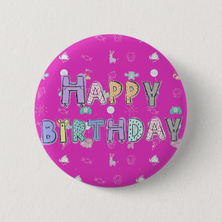 Kids Happy Birthday Badge