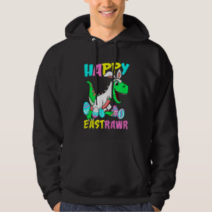 Kids Happy Eastrawr T Rex Dinosaur Toddler Boys Ki Hoodie