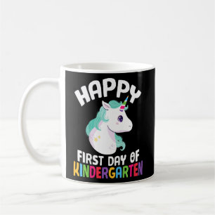 Kids Happy First Day Of Kindergarten  Coffee Mug