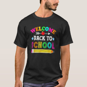 Kids Happy First Day Of School Welcome Back To Sch T-Shirt