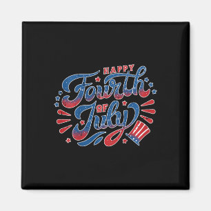 Kids Happy Independence Day 4th Of July Kids Toddl Magnet