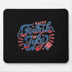 Kids Happy Independence Day 4th Of July Kids Toddl Mouse Pad