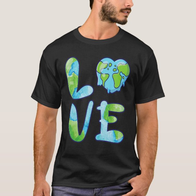 Kids Happy Love Earth Day 2022 Cute Earth  Kids To T-Shirt (Front)
