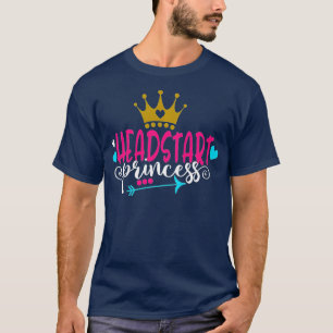 Kids Headstart Princess First Day of School Back t T-Shirt