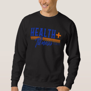 Kids Health Coach Fitness Instructor Workout Train Sweatshirt