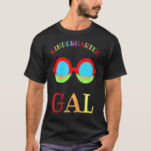 Kids Hello Kindergarten Gal Toddler Girl Back To S T-Shirt