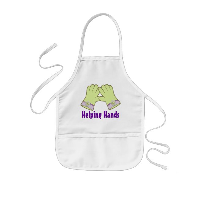 Kids Helping Hands Daylily Apron (Front)