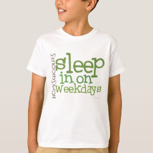 Kids' Homeschool t-shirt: Sleep in T-Shirt