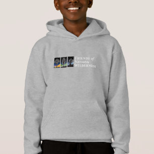 Kids Hoodie (Dark Sky Logo - White)