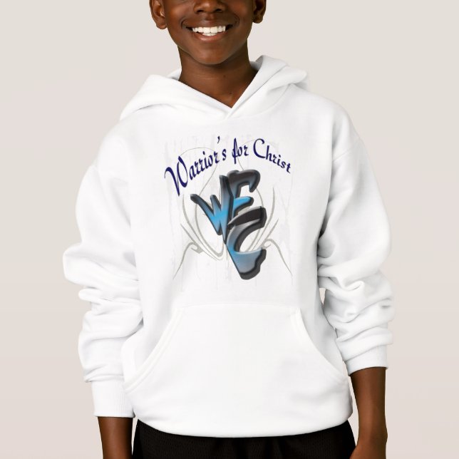 Kid's Hoodie. Warriors for Christ (Front)