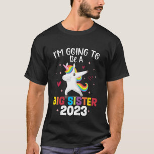 Kids I am going to be a big sister 2023 Cute Unico T-Shirt