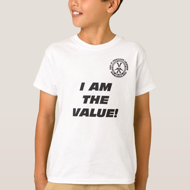 Kid's I Am the Value T-Shirt (Front)