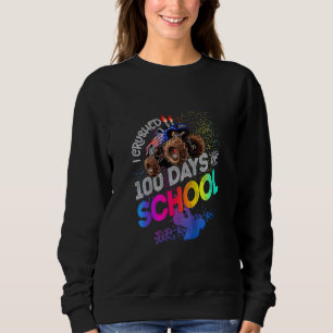 Kids I Crushed 100 Days Of School Monster Truck F Sweatshirt