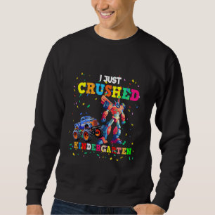 Kids I Just Crushed Kindergarten Graduation Boys M Sweatshirt