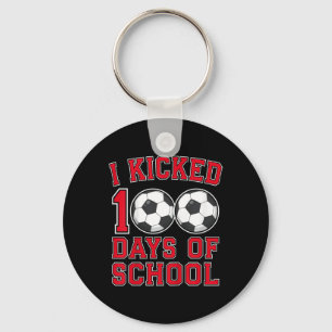 Kids I Kicked 100 Days Of School 100th Day Of Scho Key Ring