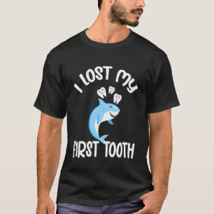 Kids I Lost My First Tooth Fairy Shark Teeth Kids T-Shirt