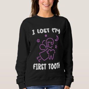 Kids I Lost My First Tooth Fairy Teeth Kids Sweatshirt