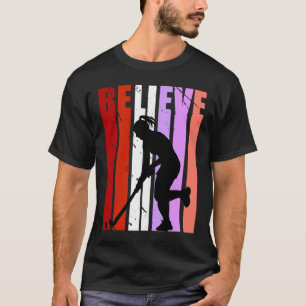 Kids I Love Field Hockey Hockeys Birthday Cool Gra T-Shirt