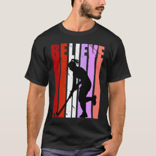 Kids I Love Field Hockey Hockeys Birthday Cool Gra T-Shirt