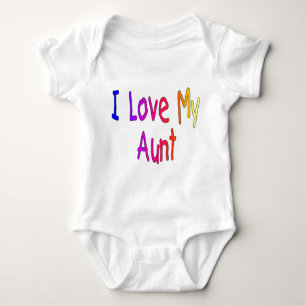 Kids "I love my Aunt"  Baby T-shirt Baby Bodysuit