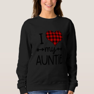 Kids I Love My Auntie Toddler For Aunt Baby Announ Sweatshirt
