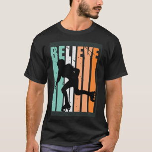 Kids I Love Roller Skating Team Believe Inline Ska T-Shirt