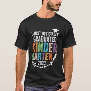 Kids I Officially Graduated Kindergarten Graduatio T-Shirt