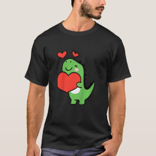 Kids I Steal Hearts Dinosaur Valentines Day Baby C T-Shirt