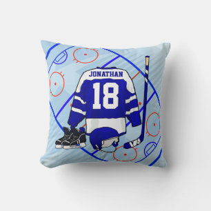 Kids Ice Hockey Bedroon and En Suite collection Cushion