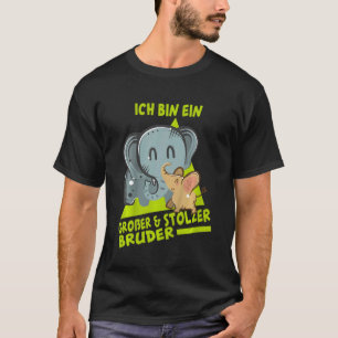 Kids Ich Bin Ein Große Und Stolzer Bruder Elefant  T-Shirt