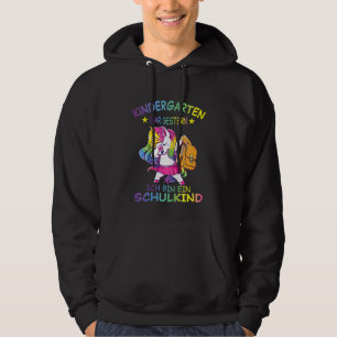 Kids Ich Bin Ein Schulkind Schulung Mädchen Kita A Hoodie
