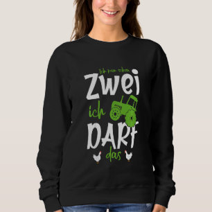 Kids Ich Bin Schon 2 Jahre Ich Darf Das Geburtstag Sweatshirt