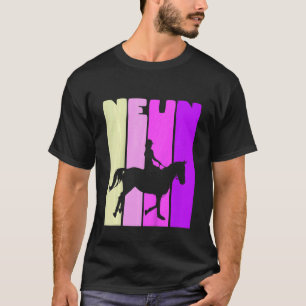 Kids Ich Bin Schon 9th Birthday Girl 9 Years Ridin T-Shirt